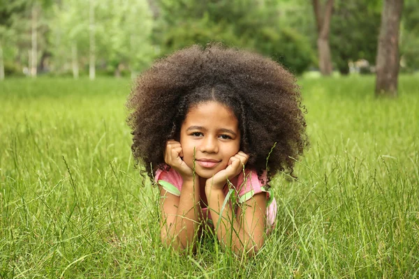 Petite fille afro-américaine — Photo