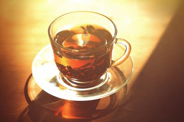 Masada bir fincan çay.