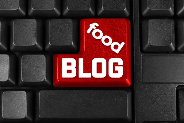 Conceito de blog de alimentos — Fotografia de Stock