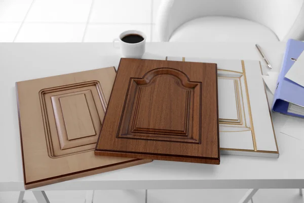 Samples of panels for furniture — Stock Photo, Image