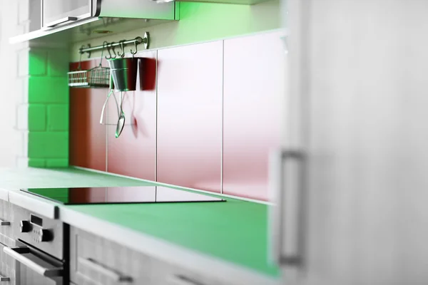 Helle Kücheneinrichtung — Stockfoto