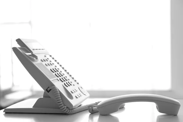 Modern office IP telephone set — Stock Photo, Image