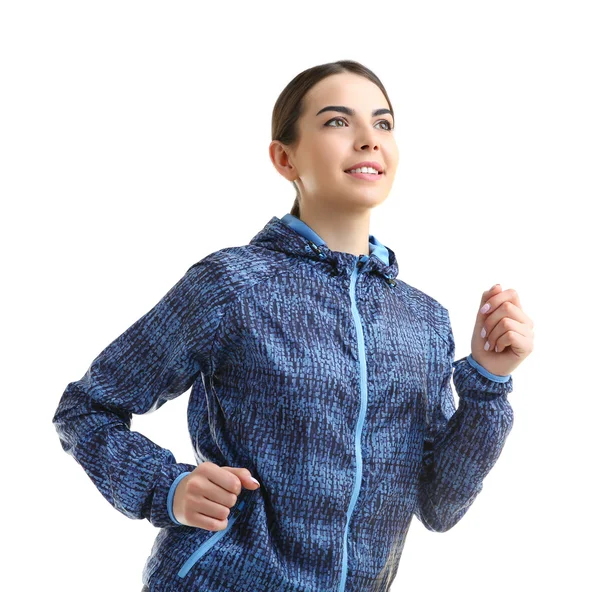 Mujer joven corriendo — Foto de Stock