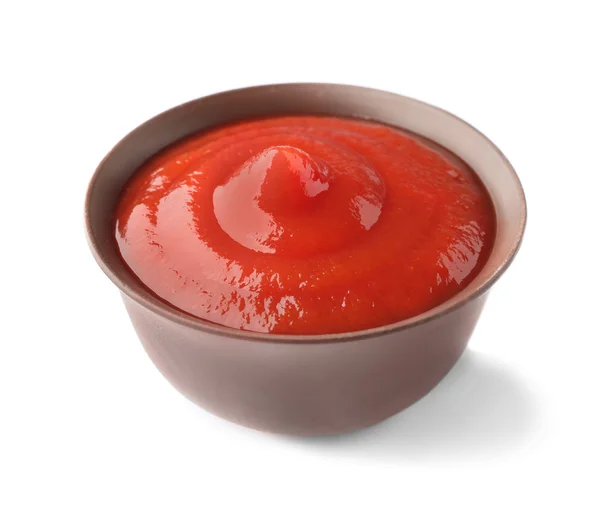 Salsa di pomodoro isolato — Foto Stock