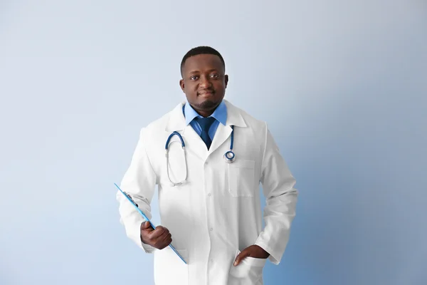 Professional African doctor — Stock Photo, Image