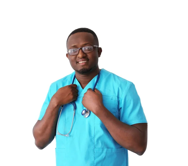 Médico profesional africano — Foto de Stock