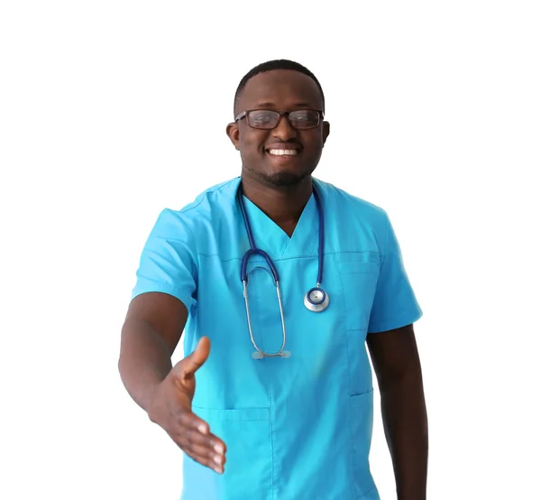 Professional African doctor — Stock Photo, Image