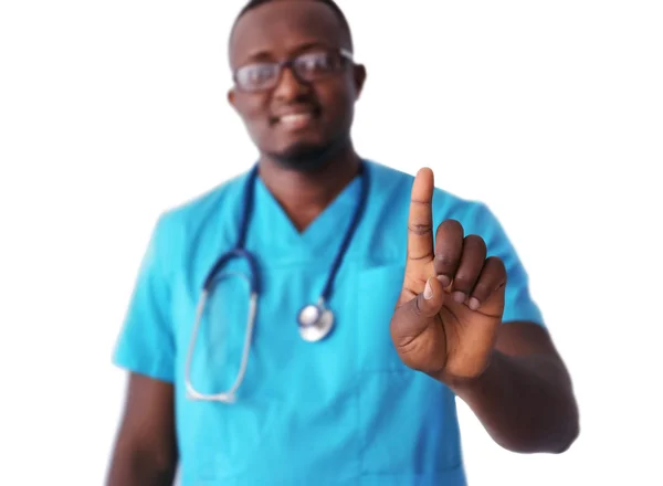 Médico profesional africano — Foto de Stock