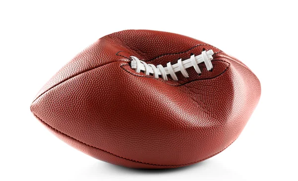 Deflated football ball — Stock Photo, Image