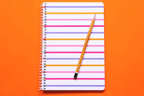 School notebook close-up — Stock Photo, Image