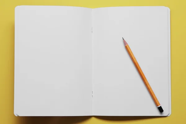 Primer plano del cuaderno escolar — Foto de Stock