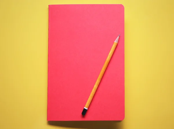 School notebook close-up — Stockfoto