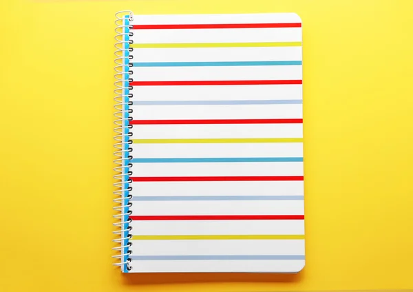 School notebook close-up — Stock Photo, Image