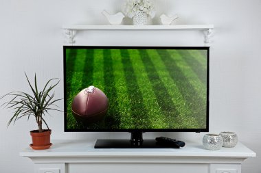 Televizyonda futbol maç