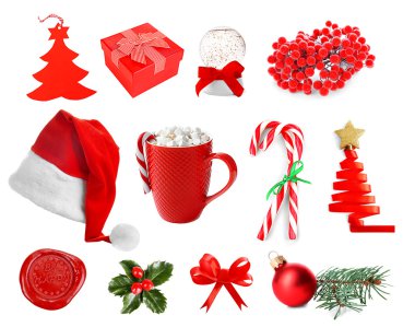 Noel oyuncaklar büyük kümesi