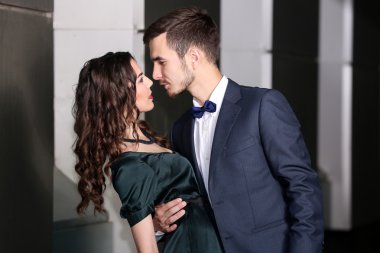  elegant young couple