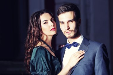  elegant young couple