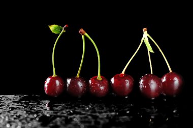 Arka plan üzerinde kaç kiraz