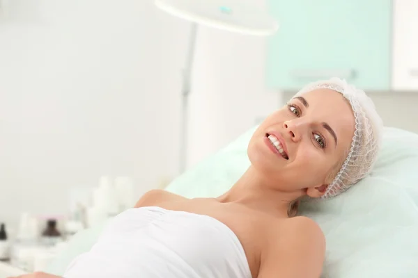 Young woman at cosmetologist — Stock Photo, Image