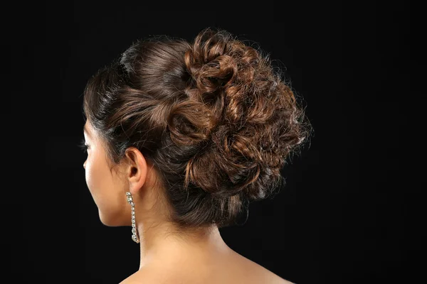 Young beautiful woman with nice hairdo Stock Picture