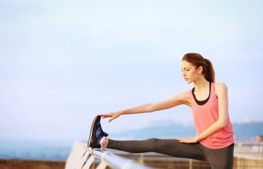 Egzersiz yapan kadın