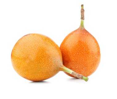 Passionfruits, üzerinde beyaz izole