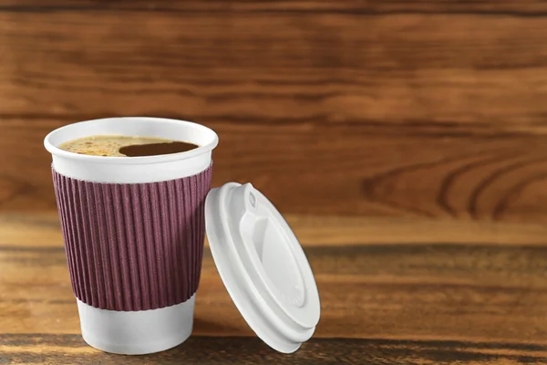 Coffee cardboard cup — Stock Photo, Image