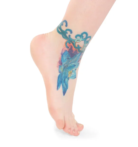 Female legs barefoot — Stock Photo, Image
