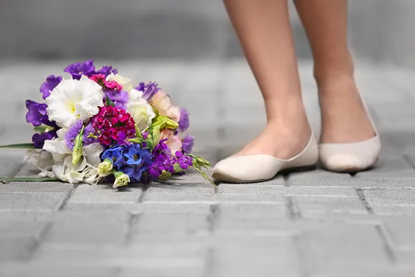 Beautiful bouquet of spring flowers — Stock Photo, Image