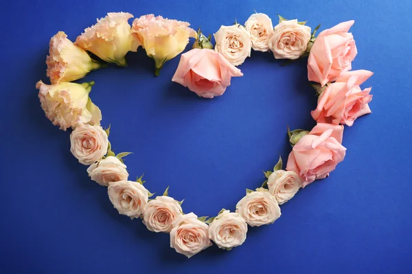Herzförmige Rosen — Stockfoto