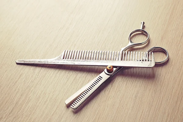 Vintage tools of barber shop — Stock Photo, Image