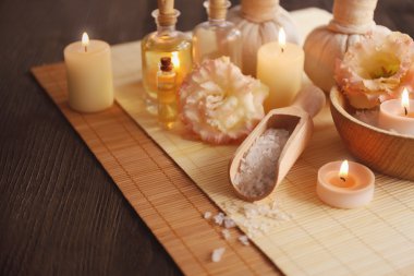 Güzel spa kompozisyonu