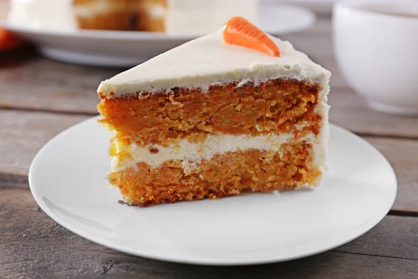 Ciasto marchewkowe pyszne — Zdjęcie stockowe