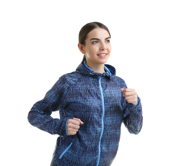 Mujer joven corriendo —  Fotos de Stock