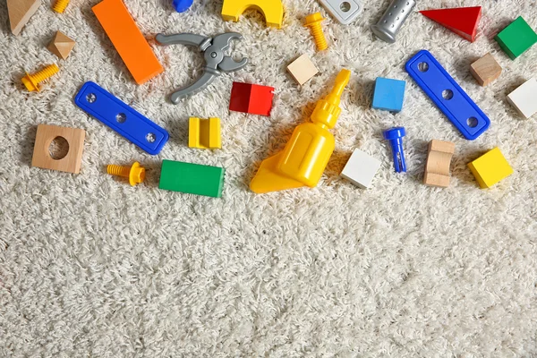 Ensemble de jouets colorés pour enfants — Photo