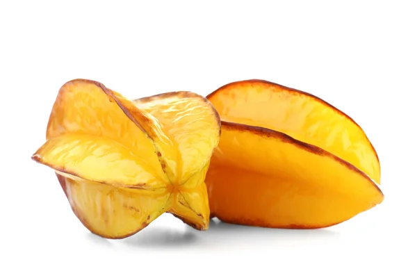 Carambola, aislada en blanco — Foto de Stock