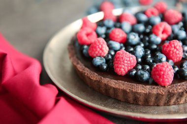 Lezzetli çikolata tart 