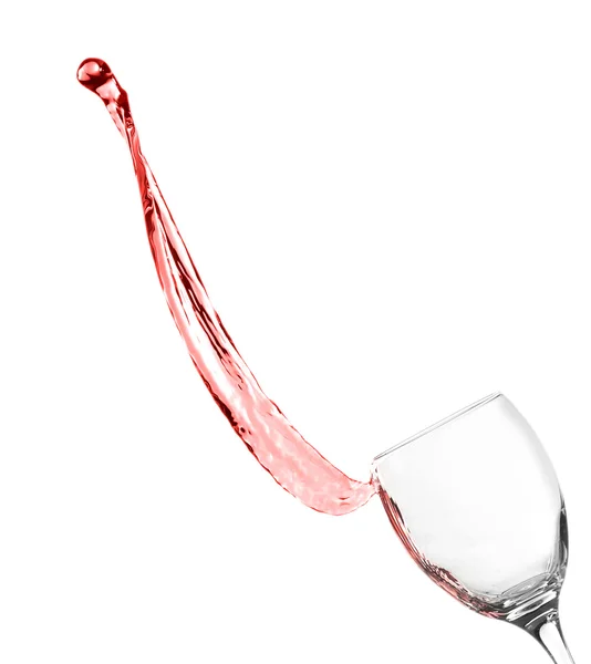 Splash of red wine — Stock Photo, Image