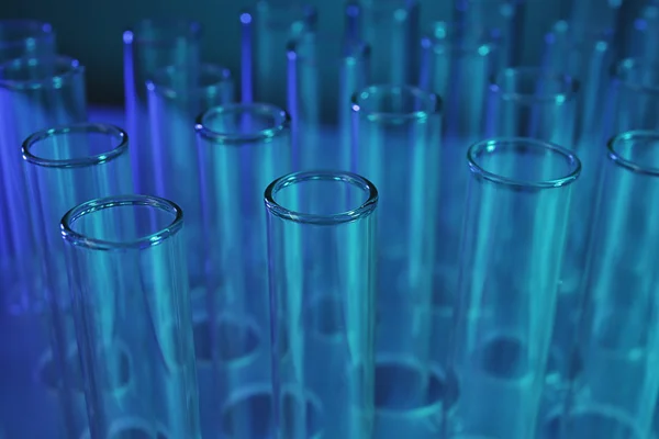 Test tubes toned — Stock Photo, Image