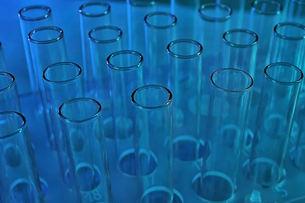 Test tubes toned — Stock Photo, Image