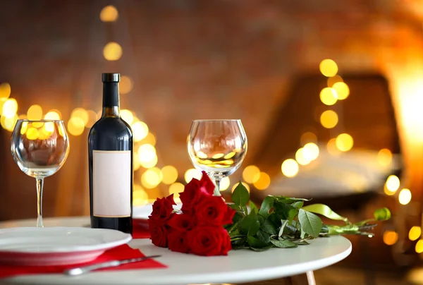 Romantic table setting — Stock Photo, Image