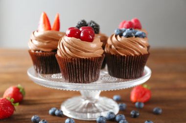 Lezzetli çikolata cupcakes  