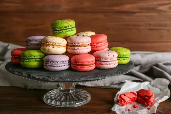 lezzetli renkli macaroons 