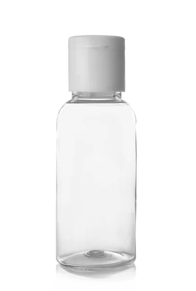 Косметична пляшка на білому — стокове фото