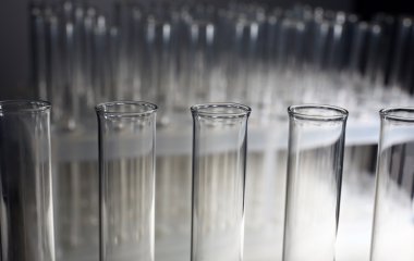 test tüpleri yakın çekim