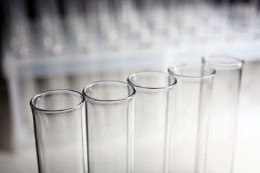 test tüpleri yakın çekim