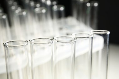 test tüpleri yakın çekim