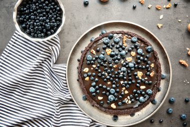 Lezzetli çikolata tart