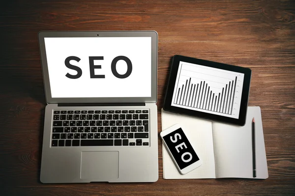 SEO technologie Concept. — Stockfoto