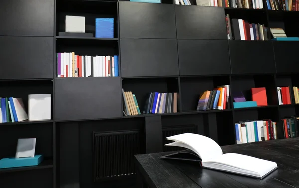 Interior of library interior — Stock Photo, Image